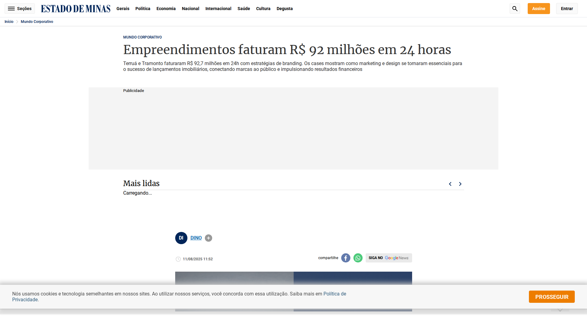 Notícia de Estado de Minas