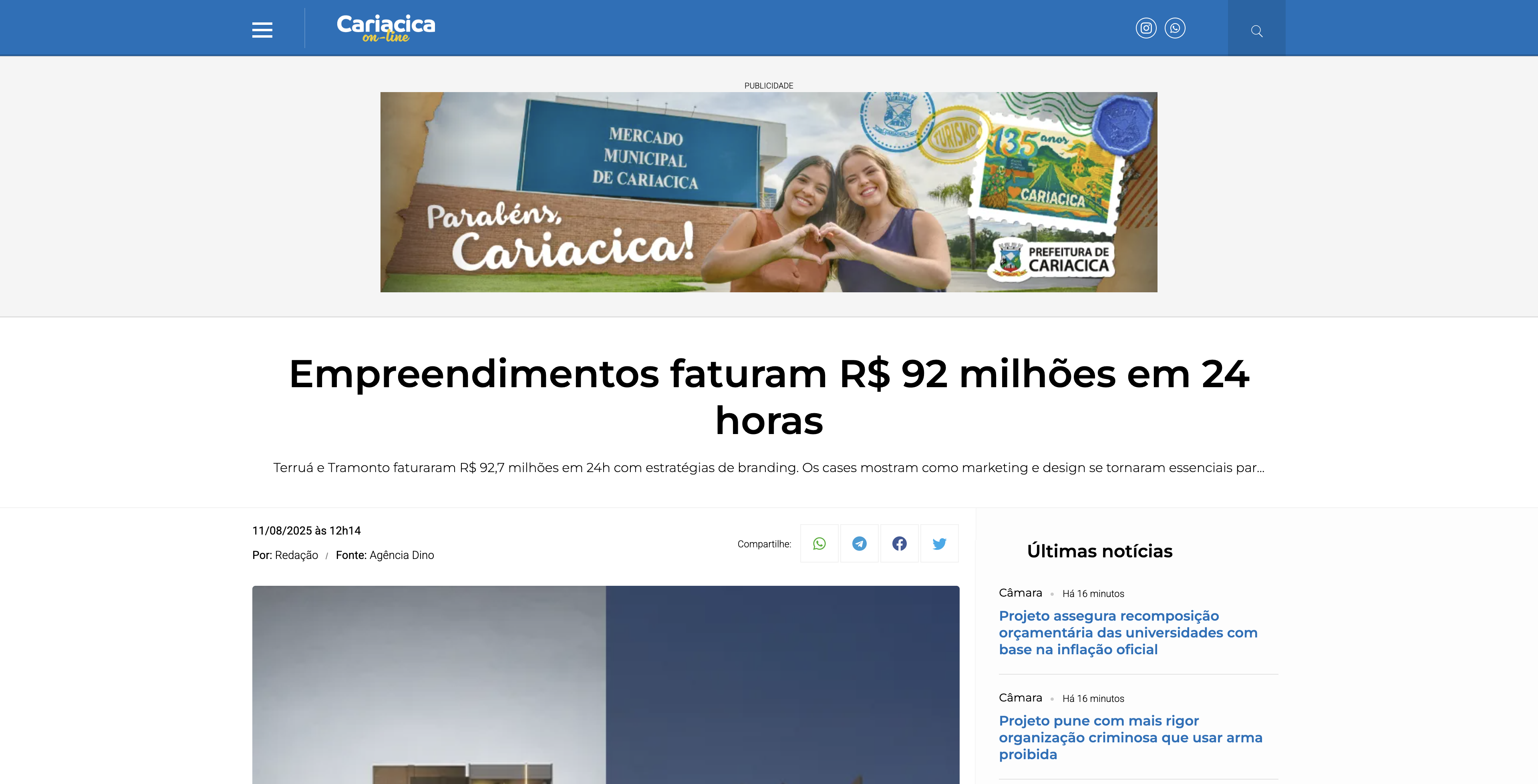 News from Cariacica On-Line
