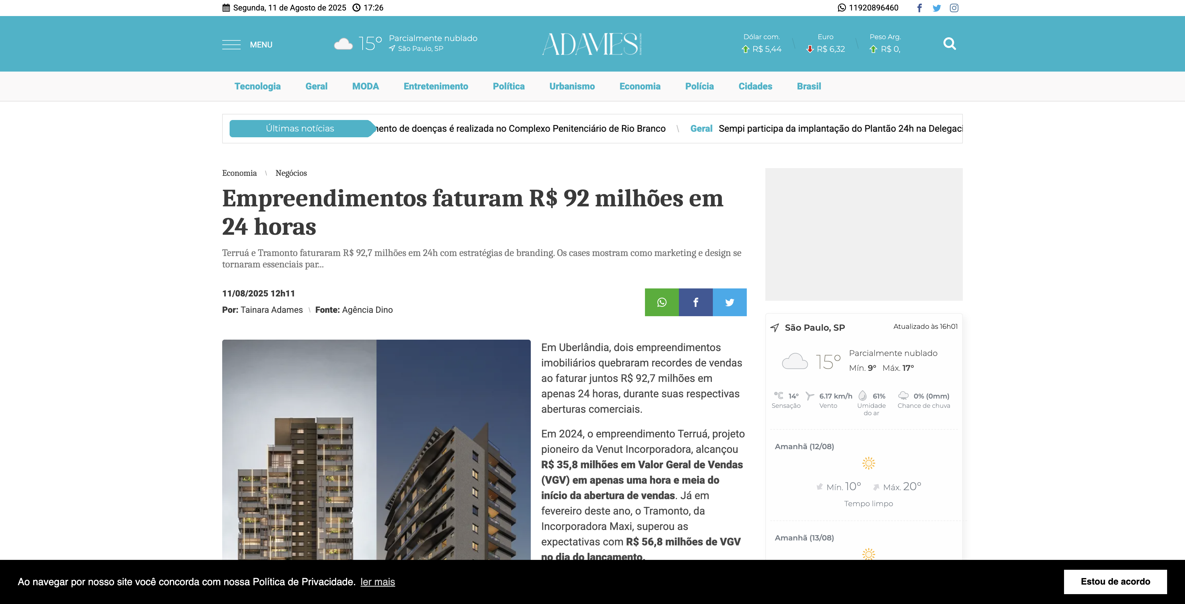 News from Revista Adames