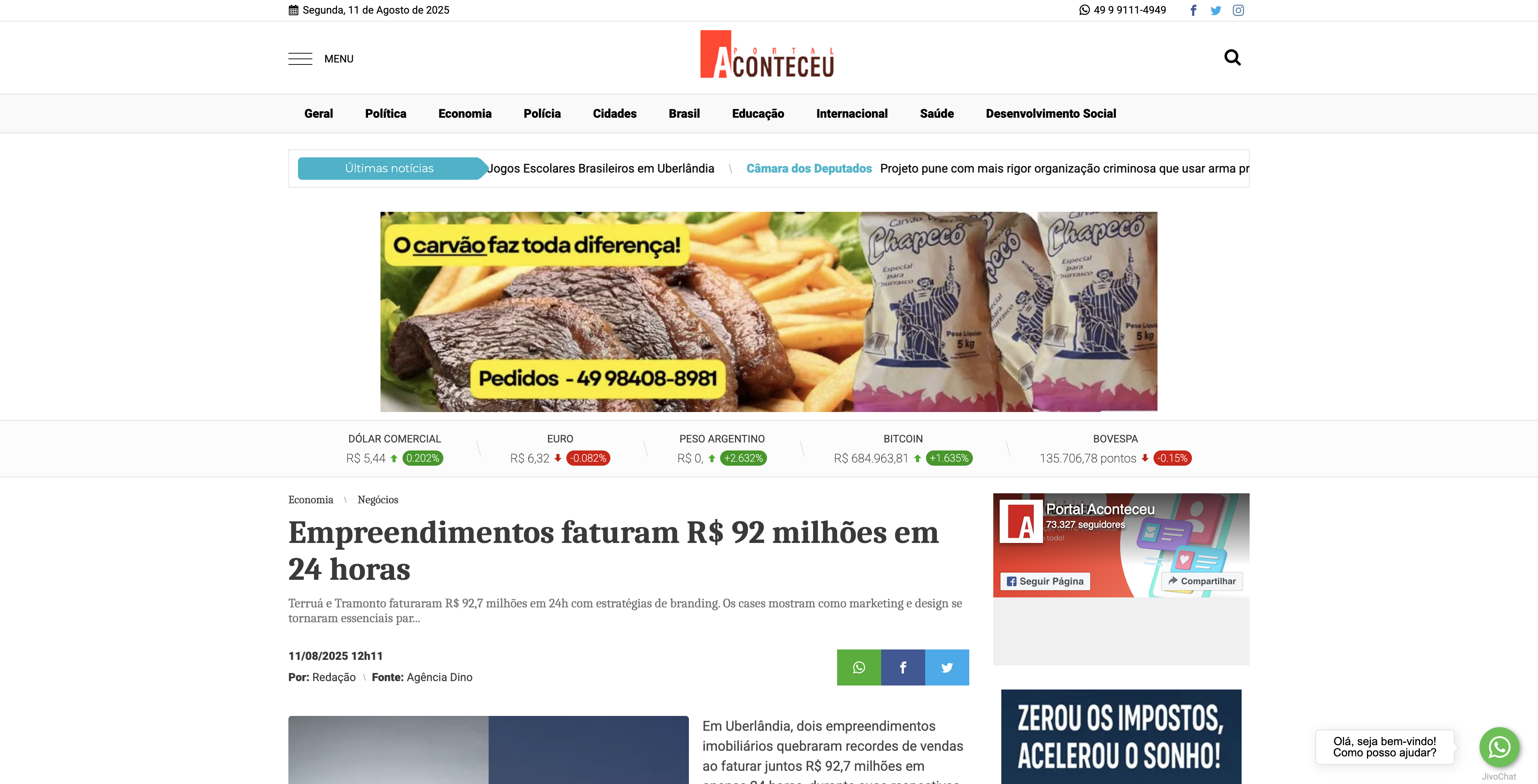 News from Portal Aconteceu