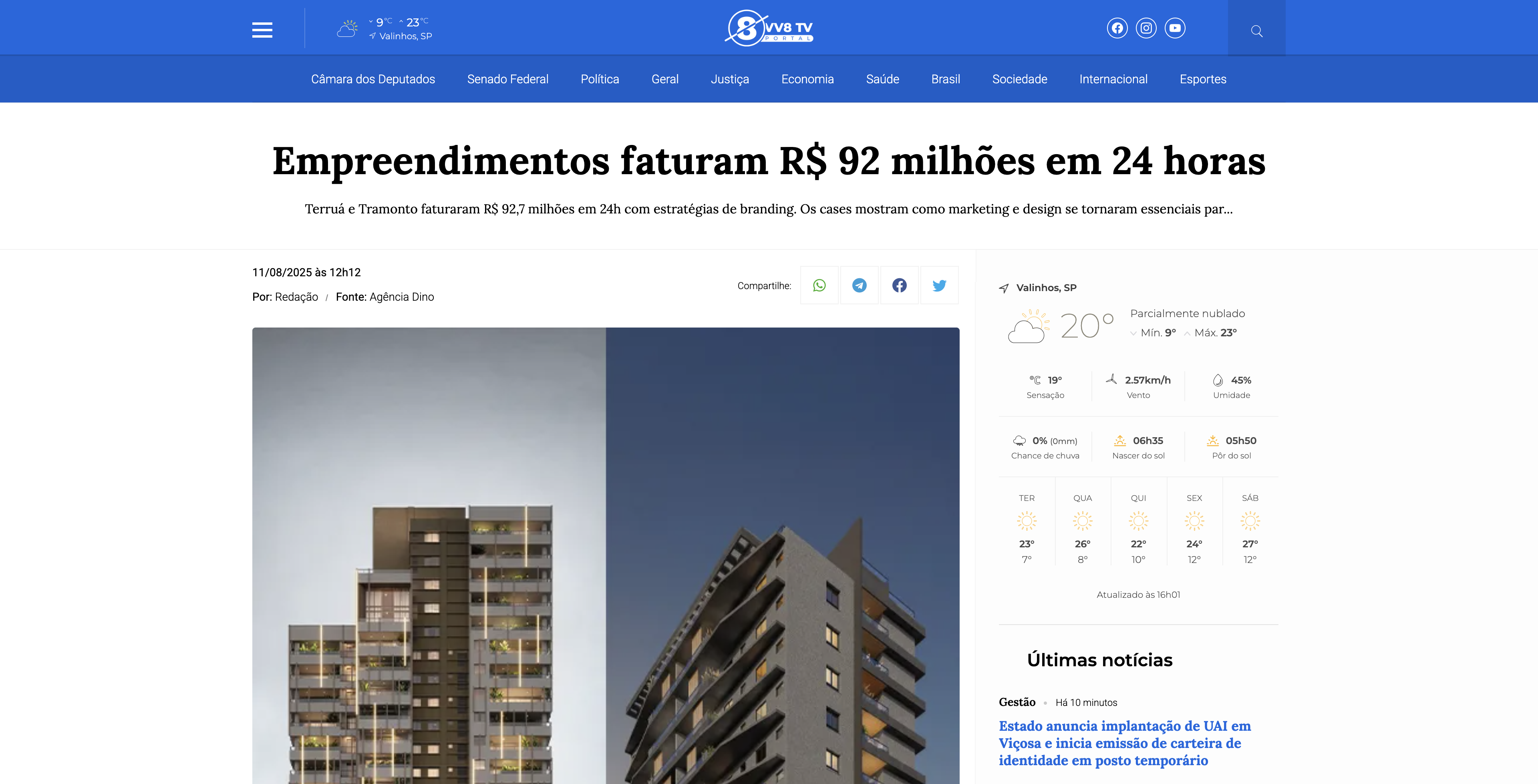 News from Portal VV8