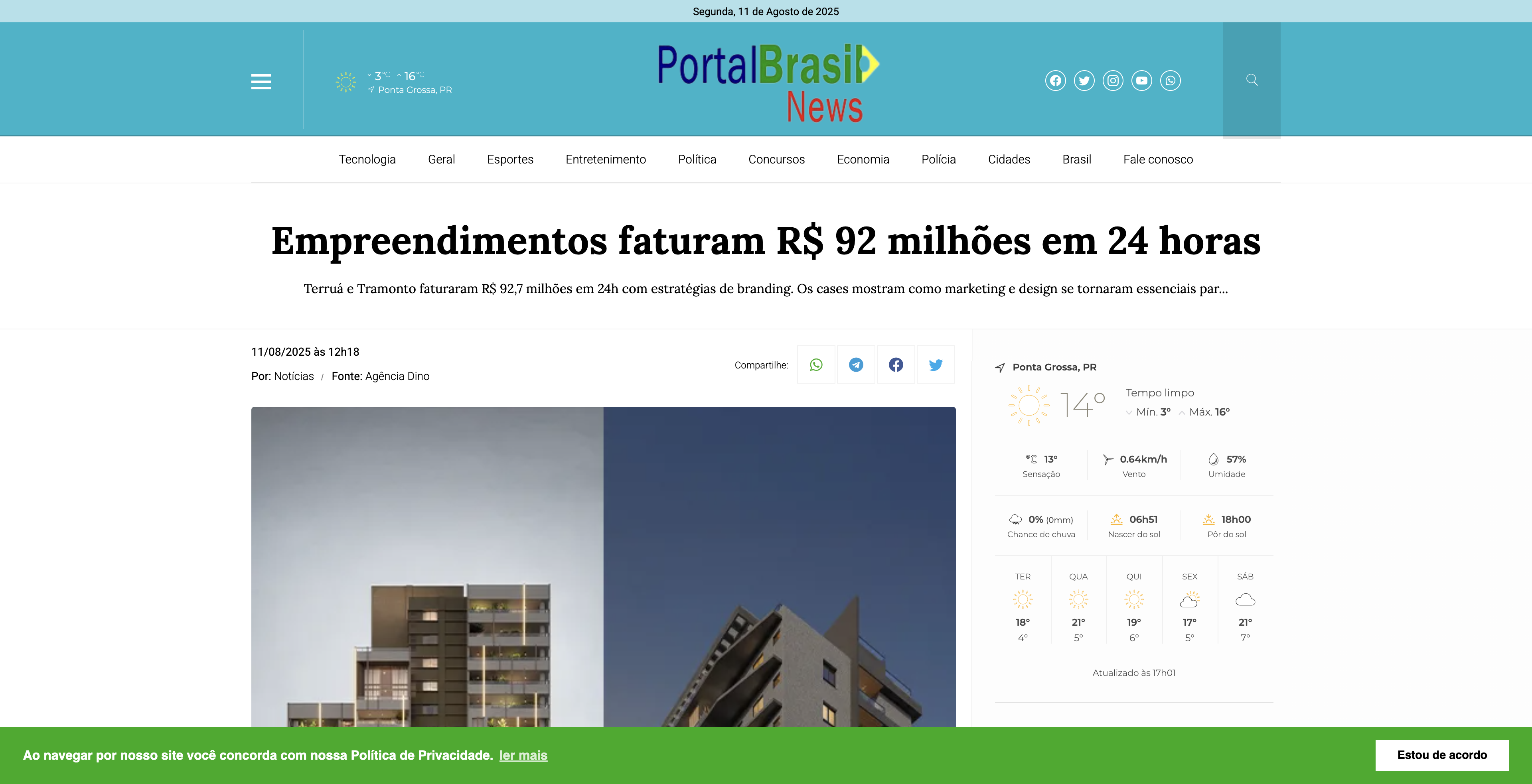 News from Portal Brasil News