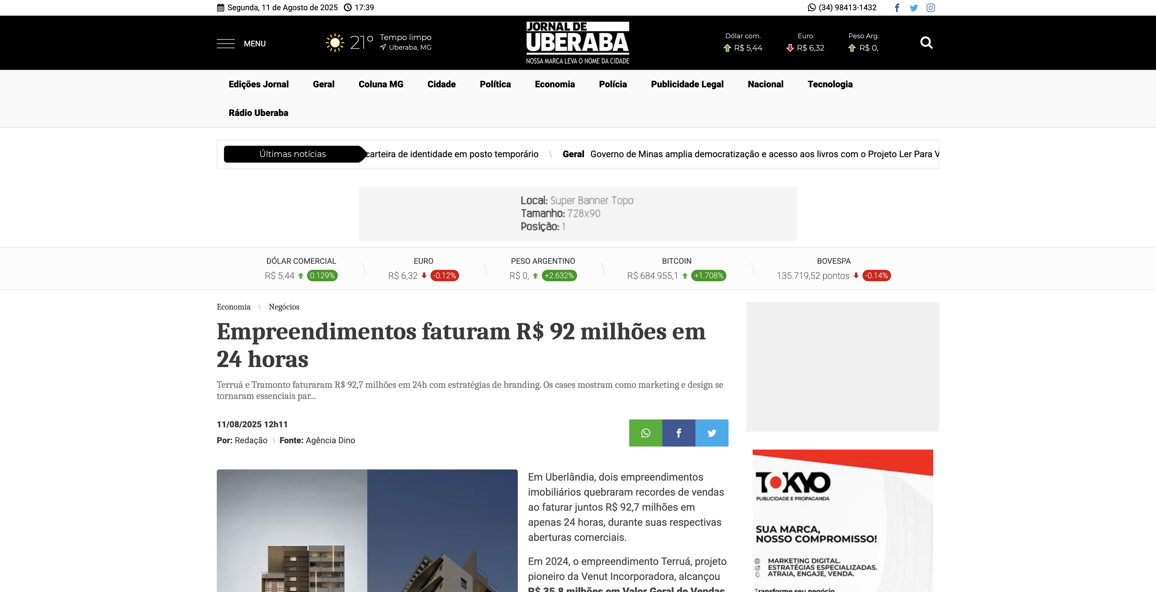 News from Jornal de Uberaba
