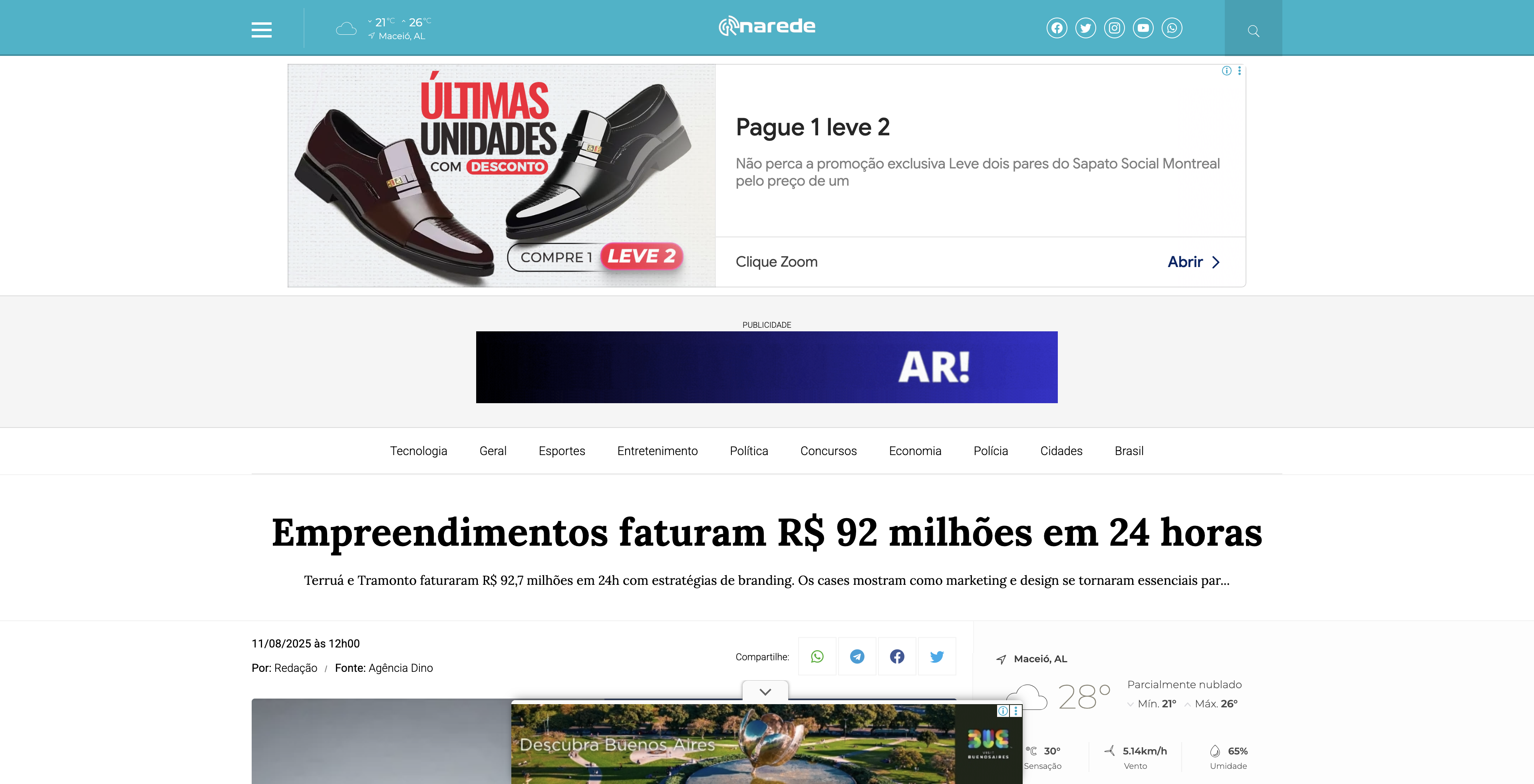 News from Portal Na Rede