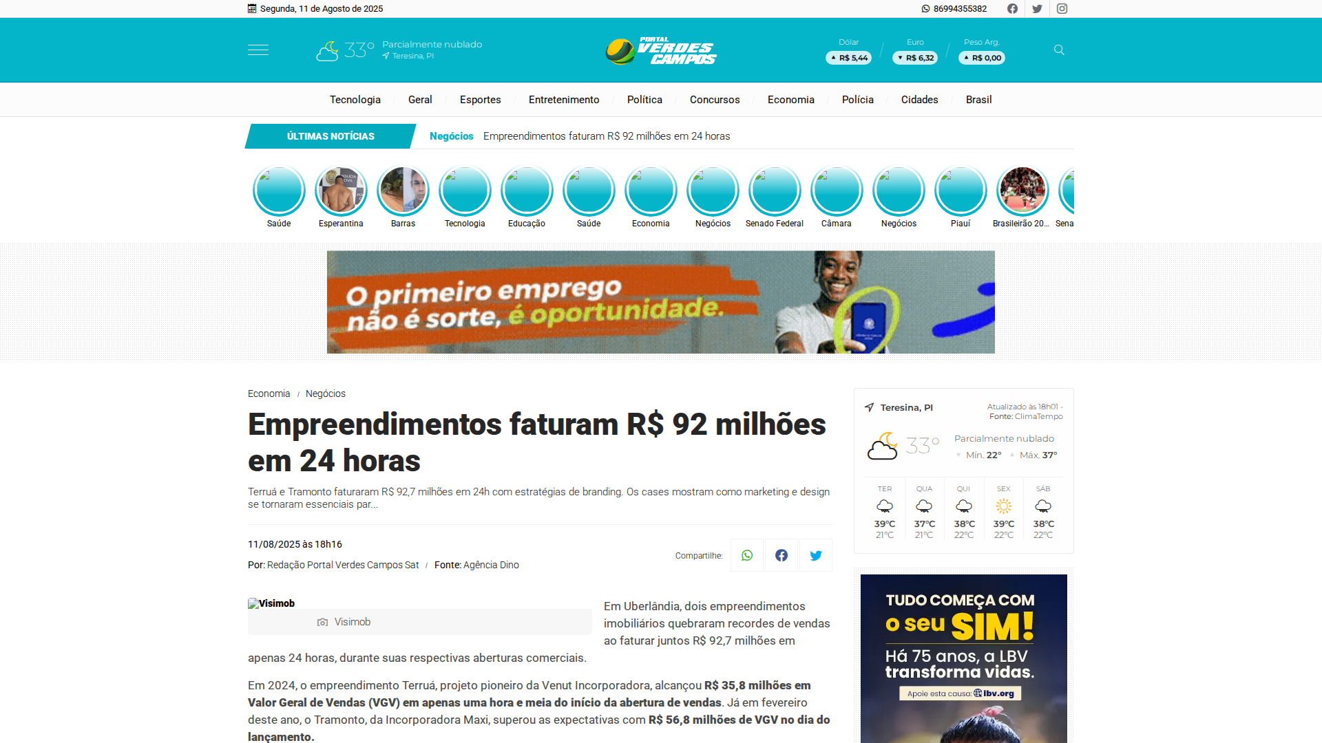News from Portal Verdes Campos