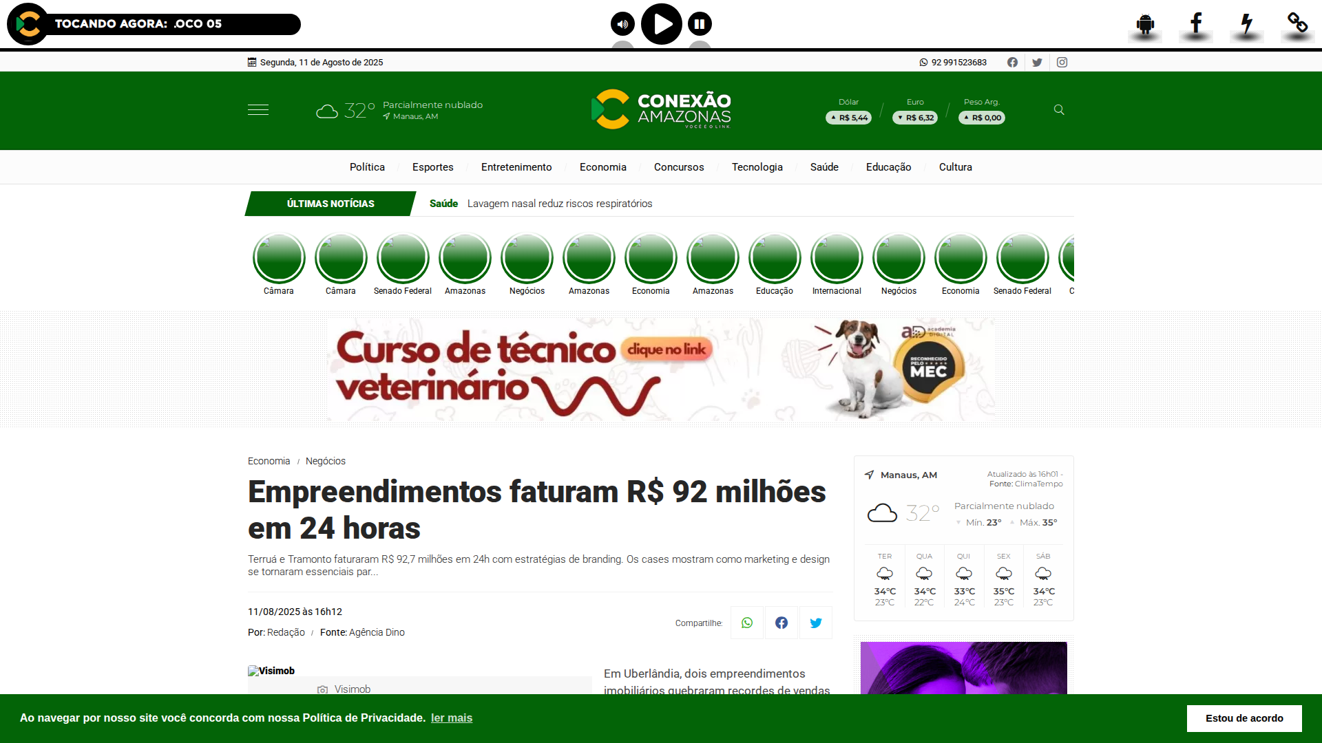News from Conexão Amazonas