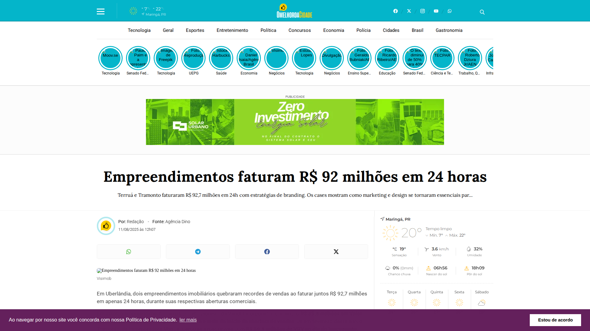 News from OMC Notícias