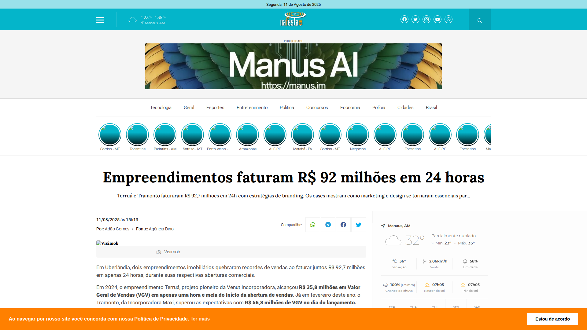 News from www.nafesta.com.br