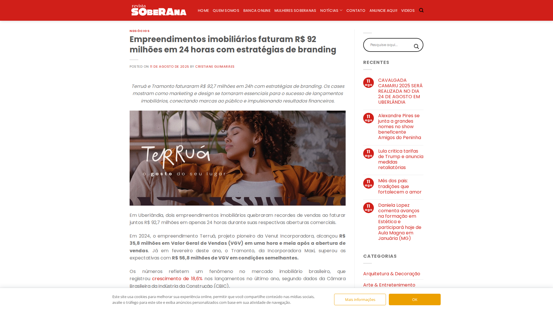 Notícia de Revistasoberana