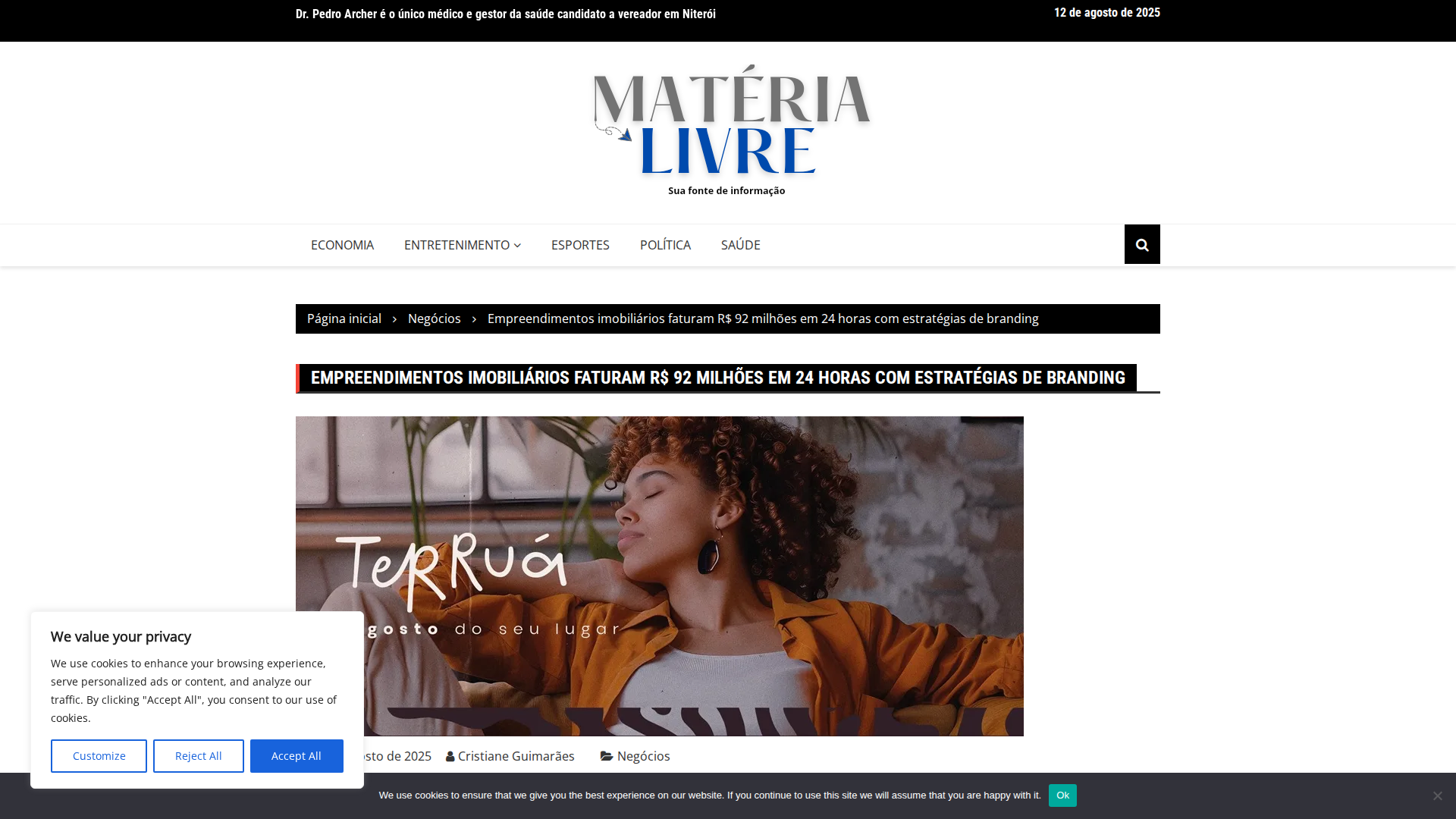 Notícia de Materialivre